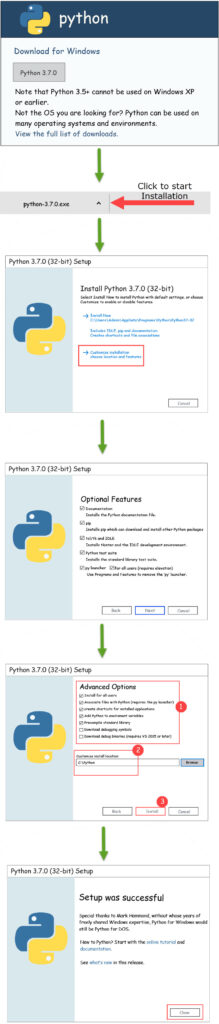 How to Install Python3 on Windows Step-By-Step with illustrations.